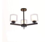 ZR98US Dining,Kitchen Lamps, Nordic Boutique Decoration Atmospheric High-End Living Room Chandeliers,Creative Personality Fashion Light Luxury Chandeliers-Black Gold