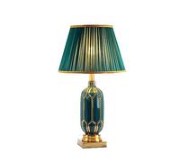 ZR98US for Bedroom lampsAll Copper American Ceramic Table Lantern Cape Corner a Few Lamp Master Bedside Lamps(Color:D,Size:)