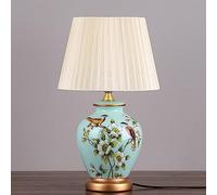 ZR98US for Bedroom lampsAll Copper American Ceramic Table Lantern Cape Corner a Few Lamp Master Bedside Lamps(Color:D,Size:)