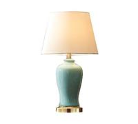 ZR98US for lampsAmerican Light Luxury all -Bronze Ceramic Lamp Master Bedroom Bedside Table Lamp(Color:A,Size:Remote Control)