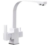 ZR98US Kitchen Faucet with ° Rotation Brass Kitchen Faucet Double Handle Basin Mixer Tap The Kitchen Faucet Can be Used for Cleaning Kitchen Utensils And