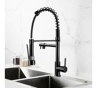 ZR98US Kitchen Mixer Tap - Pull out Spray, ° Swivel, Single Handle, 2 Spray Modes, Ideal for Kitchen Renovation - And Functional