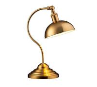 ZR98US Lampetto Wireless Dimmabile con Capo Orizzontale Rotabile per Ambiente Soggiorno, Camera da Letto e Ufficio (Olio Bronzo Vetro)