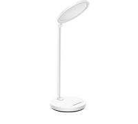 ZR98US Lampina scrivania con Braccio oscillante e Collo Flessibile, Controllo Contatto la Protezione ocularare, Ideale per Camera da Letto, studiolo, Ufficio, Conforto visivo a 3 Colori