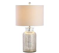 ZR98US Lampo Mercurio Moderno con Luce, Inclusa la Bulbo, Adatto a Nuvola da Letto, Camera, Studio, Scrittaio, Sala da Pranzo, Dormitorio, Officina (Argento Geometrico)