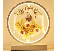 ZR98US Lamps for Bedroom Room Bedside Table Lamp, Send The New Couple Wedding Gift Eternal Light(Color:A,Size:Remote Control)