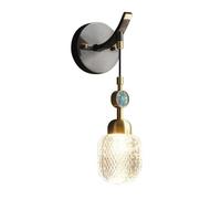 ZR98US Light Hanging Adjustable Gold Pendant Compatible with Kitchen Island Bedside Living Room, Chandelier