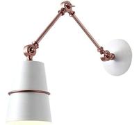 ZR98US Light, Metal Indoor Mounted Fixture Adjustable Swing Arm Wall Compatible with Bedroom Bedside Reading Lamp, Chandelier