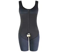 ZR98US Men's One-Piece Tummy Control Bodysuit Compression Full Body Shaper Seamless Shapewear Plus Size Waist Trainer