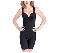 ZR98US Open Bust Full Body Shaper for Women, Seamless Shapewear Thighs Slimmer Firm Tummy Control Bodysuit Lightweight
