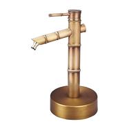 ZR98US Outdoor Garden Water Column, all-Copper Antique Decorative Hydrant, Freestanding Floor Mounted with Frost-Proof Faucet