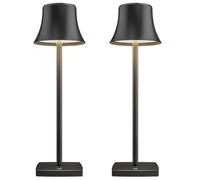 ZR98US Portatile Lampada a Luce Portatile in Acciaio, 2 Pezzi, rifornimento Elettrico, Controllo di Livello graduato. Adatta alle stanze da Letto, al College, allo Spazio Comune (Blu Solo 1)