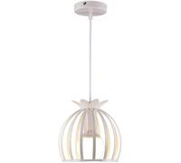 ZR98US Single Head Wrought Iron Metal Lantern Droplight Dining Room Bar Hallway Decorative Pendant Lamps, Chandelier