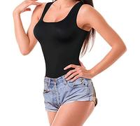 ZR98US Slimming Bodysuit Top for Women Sleeveless Thong Body Suits Womens Clothing Tummy Control Jumpsuits T Shirt