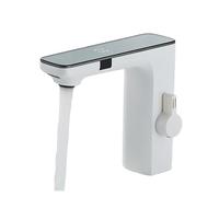 ZR98US Smart Kitchen Tap with LCD Digital Temperature Display And Sensing Function, Cold And Hot Mixer Basin Faucet for Bathroom And Kitchen Sink