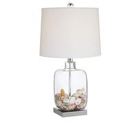 ZR98US Table Lamp Cielo Vetro Liscio con Scudo di Drumm per Stanze da Lettre, Ufficio o Spazio Esterno