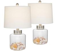 ZR98US Table Lamp Cielo Vetro Liscio con Scudo di Drumm per Stanze da Lettre, Ufficio o Spazio Esterno