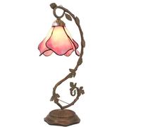 ZR98US Table Lamp con Schedina di Lana e Base in Legno: Stile Retro per Camere da Lettura, Studio e Stanze Minime