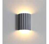 ZR98US Up And Down, Nordic Indoor Light Resin Shade Dimmable Wall Lamp for Living Room Hallway Bedside(Green)