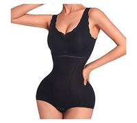 ZR98US Winter Women Postpartum Full Body Shaper Velvet Warm Underwear Tummy Control Shapewear with Removable Chest Padded