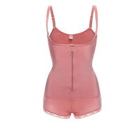 ZR98US Women Compression Full Body Shaper with Zipper, Tummy Control Shapewear Open Bust Bodysuit Butt Lifter Waist Trainer