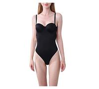 ZR98US Women Wedding Bodysuit with Built-in Gather Bra Backless Shapewear Seamless Thong Lifter Body Shaper