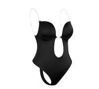 ZR98US Women's Bodysuit with Built in Bra Strapless Shapewear Seamless Body Shaper for Wedding Bridesmaid