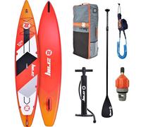ZRAY R1 Racing SUP Board Set completo 381 x 76 x 15 cm | Stand Up Paddle Board gonfiabile per 1 persona | tavola da tour veloce con pompa, pagaia e zaino | SUP robusto per allenamento e corsa