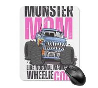 ZRCLXLVU Mns-ter Truck - Tappetino per mouse con rivestimento liscio, antiscivolo, per studiare i giocatori professionali