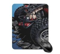 ZRCLXLVU Mns-ter Truck - Tappetino per mouse morbido con rivestimento per la scuola, ultra sottile, per giocare e studiare, in ordine e minimalista