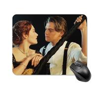 ZRCLXLVU Rose and Jack tit-anic Designers - Tappetino per mouse elegante per workstation di lavoro, semplice da usare, impugnatura di precisione, comodo taccuino
