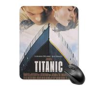 ZRCLXLVU Rose and Jack tit-anic Secure Modern Essential - Tappetino per mouse minimalista, professionale, igienico, di precisione, flessibile
