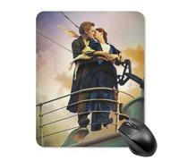 ZRCLXLVU Rose and Jack tit-anic Slim Workstation - Tappetino per mouse compatto e di precisione, antiscivolo, igienico, ultra sottile
