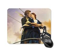 ZRCLXLVU Rose and Jack tit-anic - Tappetino per mouse moderno, leggero, rivestimento flessibile, in gomma, liscio, ultra sottile