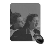 ZRCLXLVU Rose and Jack tit-anic Work Durable Responsive Desktop Study Innovativo Stabile Precisione Mouse Pad Scrivania Semplice
