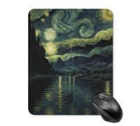 ZRCLXLVU Tappetino per lo studio dei pittori impressionisti Van impressionisti gogh, supporto di precisione per le attività quotidiane, tappetino per mouse flessibile e leggero per computer portatile