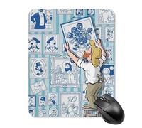 ZRCLXLVU Tappetino per mouse con texture in gomma leggera, motivo: pittori impressionisti, gogh, tappetino decorativo per la casa