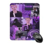 ZRCLXLVU Theo actor james Tappetino per mouse decorativo con impugnatura ultra sottile Responsive Tracking Mouse Pad Portatile Antiscivolo Versatile Gaming
