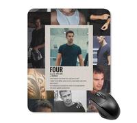 ZRCLXLVU Theo attore James Soft Professional Texture Affidabile Notebook Mouse Pad Workstation Pratico Tracking Giocatori Giocatori Play