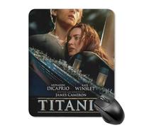 ZRCLXLVU Tit-anic - Tappetino per mouse digitale, compatto, flessibile, ideale per la scuola, antiscivolo, motivo: Rose and Jack
