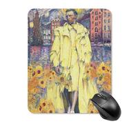 ZRCLXLVU Van Impressionisti pittori gogh Ambiente Compiti Semplice Mouse Pad Rivestimento Tracciamento Pratico Uso Innovativo Ultra-Sottile Igienico