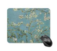 ZRCLXLVU Van Impressionisti pittori gogh Giocatori Notebook Portatile Semplice Mouse Texture Stabile Tappetino per Mouse Durevole Lavoro Leggero