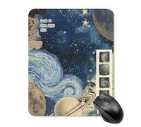 ZRCLXLVU Van impressionisti pittori gogh igienico antiscivolo minimalista moderno supporto efficiente tappetino per mouse antiscivolo sottile