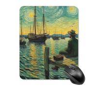 ZRCLXLVU Van Impressionisti pittori gogh Leggero Decorativo Minimalista Designer Impermeabile Scuola Quotidiano Scrivania Mouse Pad Texture Pratico