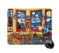 ZRCLXLVU Van impressionisti pittori gogh Responsive Tappetino per mouse antiscivolo Leggero Gioco Ergonomico Morbido Sicuro Sottile Minimalista Confortevole