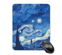 ZRCLXLVU Van Impressionisti pittori gogh Rivestimento Semplice Gioco di Tracciamento Ergonomico Portatile Notebook Mouse Base Mouse Pad Compiti