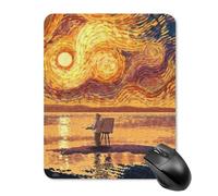 ZRCLXLVU Van impressionisti pittori gogh sottile rivestimento PC ultra-sottile scuola mouse pad protettivo sicuro conveniente