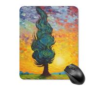 ZRCLXLVU Van Impressionisti pittori gogh Studio Mouse Pad Giocatori Stabili Portatile Igienico Lavoro Giornaliero Pad Antiscivolo Notebook