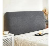 ZRCYXDW Copri Testata Letto, Spandex Copertura Per Testiera Per Letto Elasticizzato Moderno Copritestiera Universale Lavabile Fodera Elastica Protezione-Grigio Scuro-200cm(78.7in)