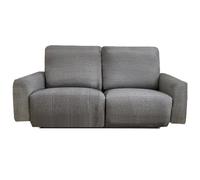 ZRCYXDW Elasticizzato Copripoltrona Relax Reclinabile, 6 Pezzi Spandex Fodere Copripoltrona Antiscivolo Lavabile Copridivano con Fondo Elastiche-grigio-2 Posti